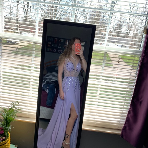 Light purple prom dress - Picture 1 of 6